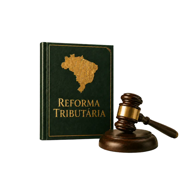 Livro Reforma Tributária e malhete